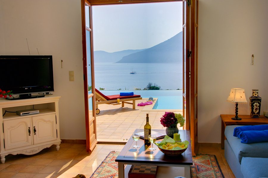 Dolicha Villa view from lounge